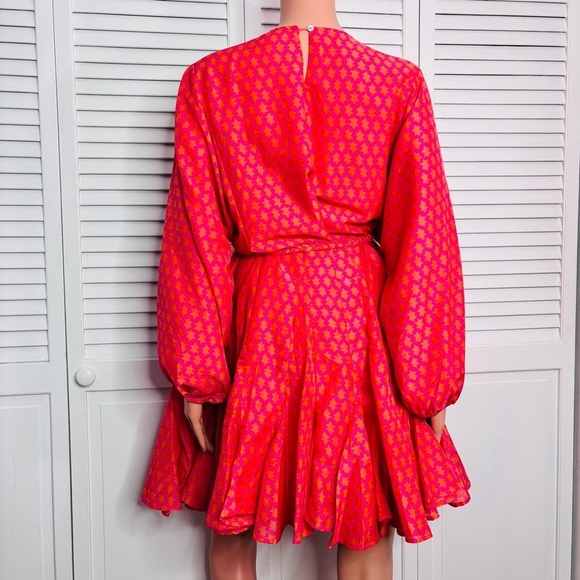 J. MARIE Pink Elle Rope Dress Size Large - Picture 9 of 9